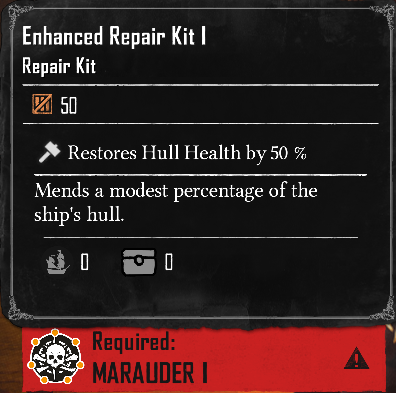 Enhanced Repair Kit I (Required:Marauder 1)